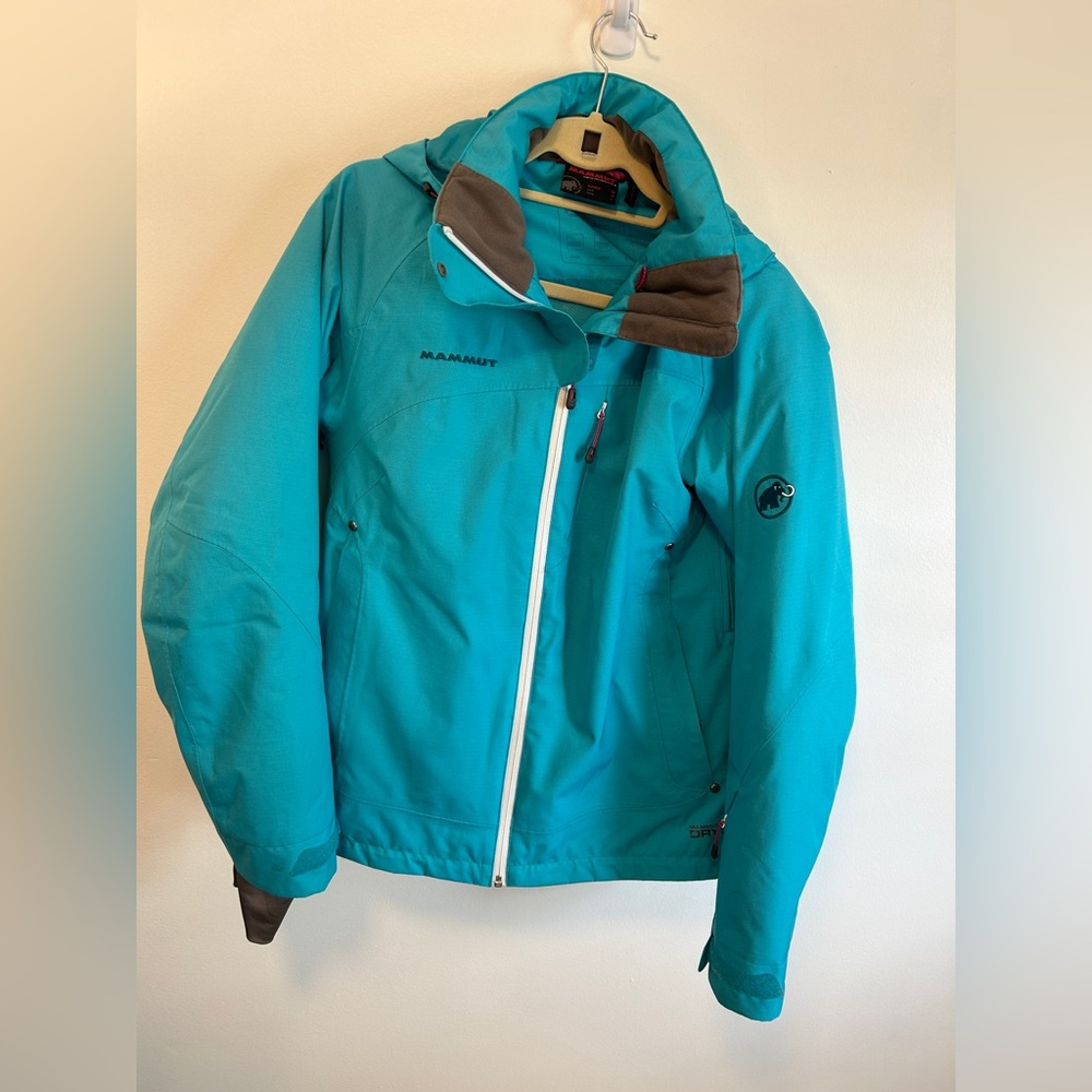 Mammut Womens Ski Snowboard Jacket Teal Size Medium